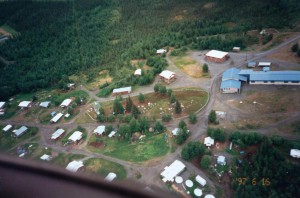 Вид деревни Николай с самолета, 16 июня 1997