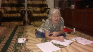  Елена Алексеевна Бибикова (Сахалин, пос. Вал, 2012 г., орокский язык)